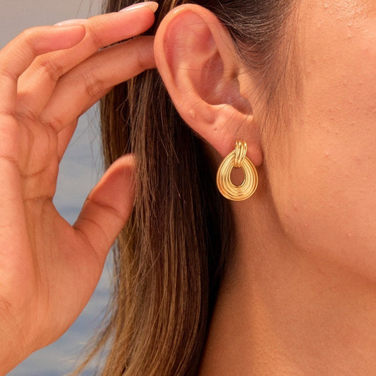 Eternal Texture Hoop Earrings