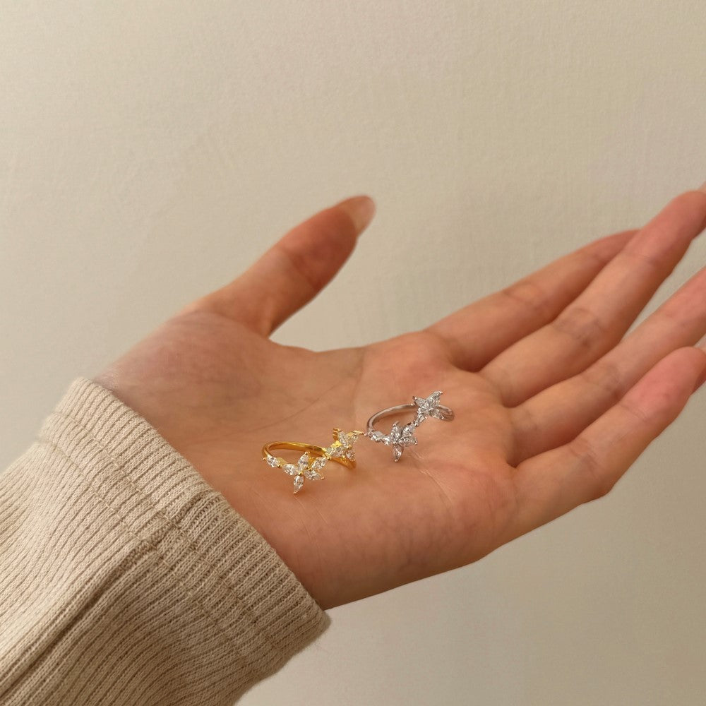 The Twin Butterfly Mirage Ring