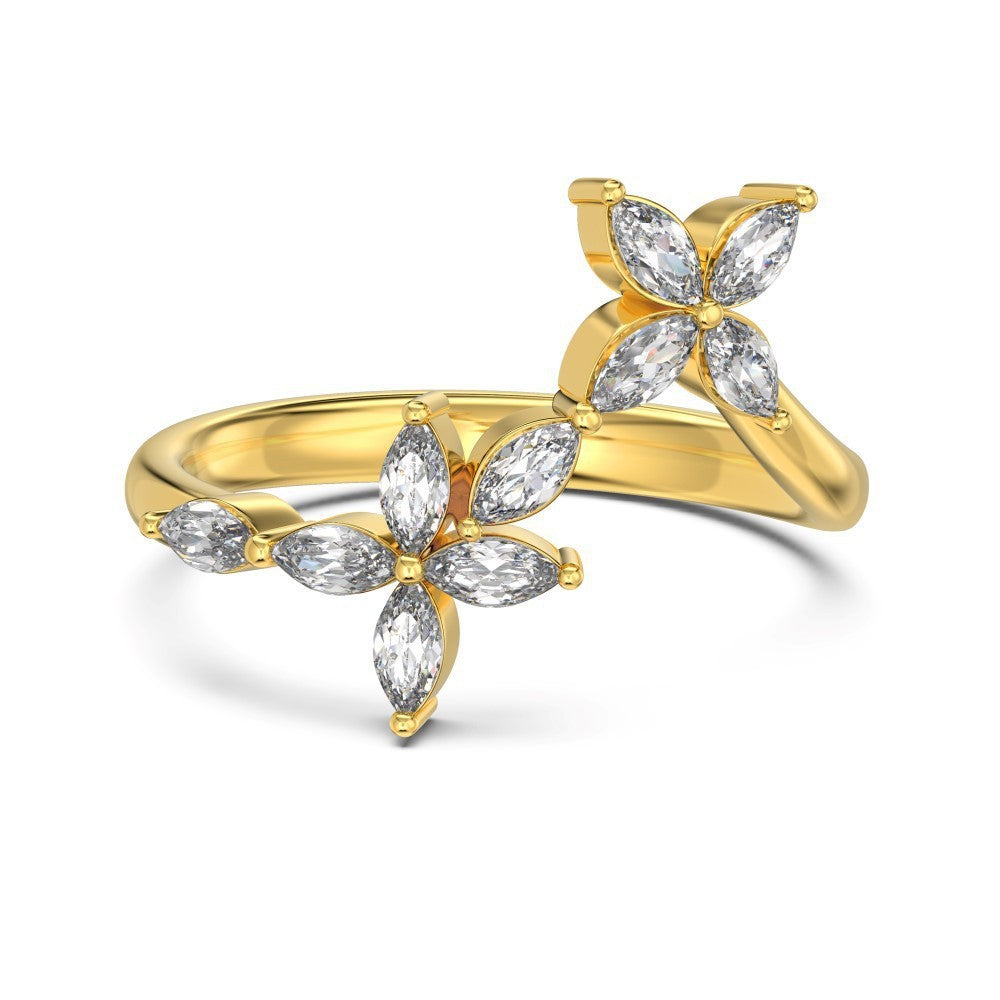 The Twin Butterfly Mirage Ring