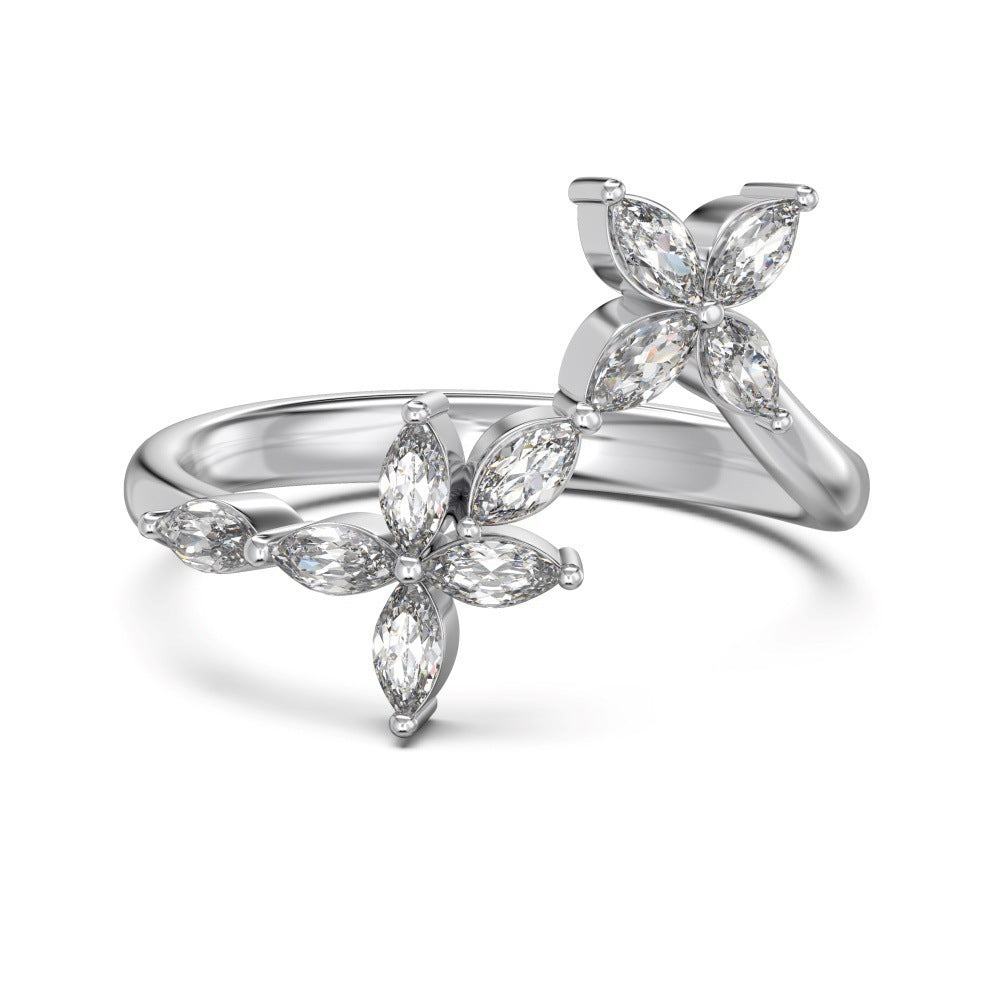 The Twin Butterfly Mirage Ring