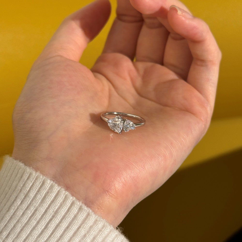 The Twin Heart Luminance Ring