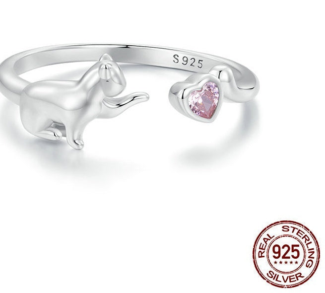 The Feline Blossom Ring