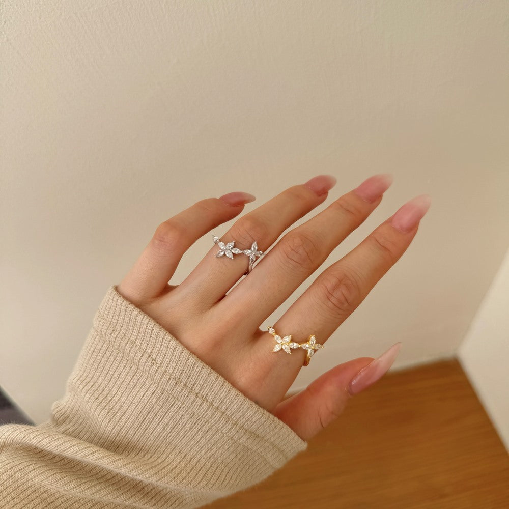 The Twin Butterfly Mirage Ring